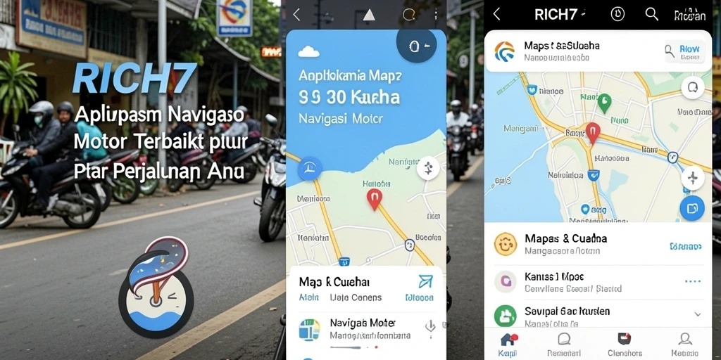 Antarmuka RICH7 menampilkan fitur navigasi motor yang intuitif.