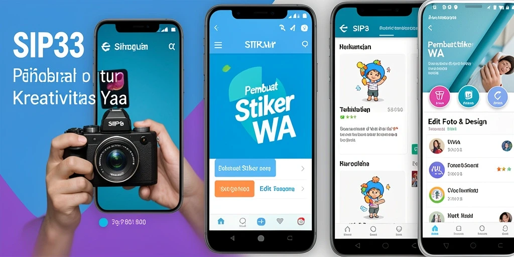 Tampilan antarmuka SIP33 yang sederhana dan fungsional.